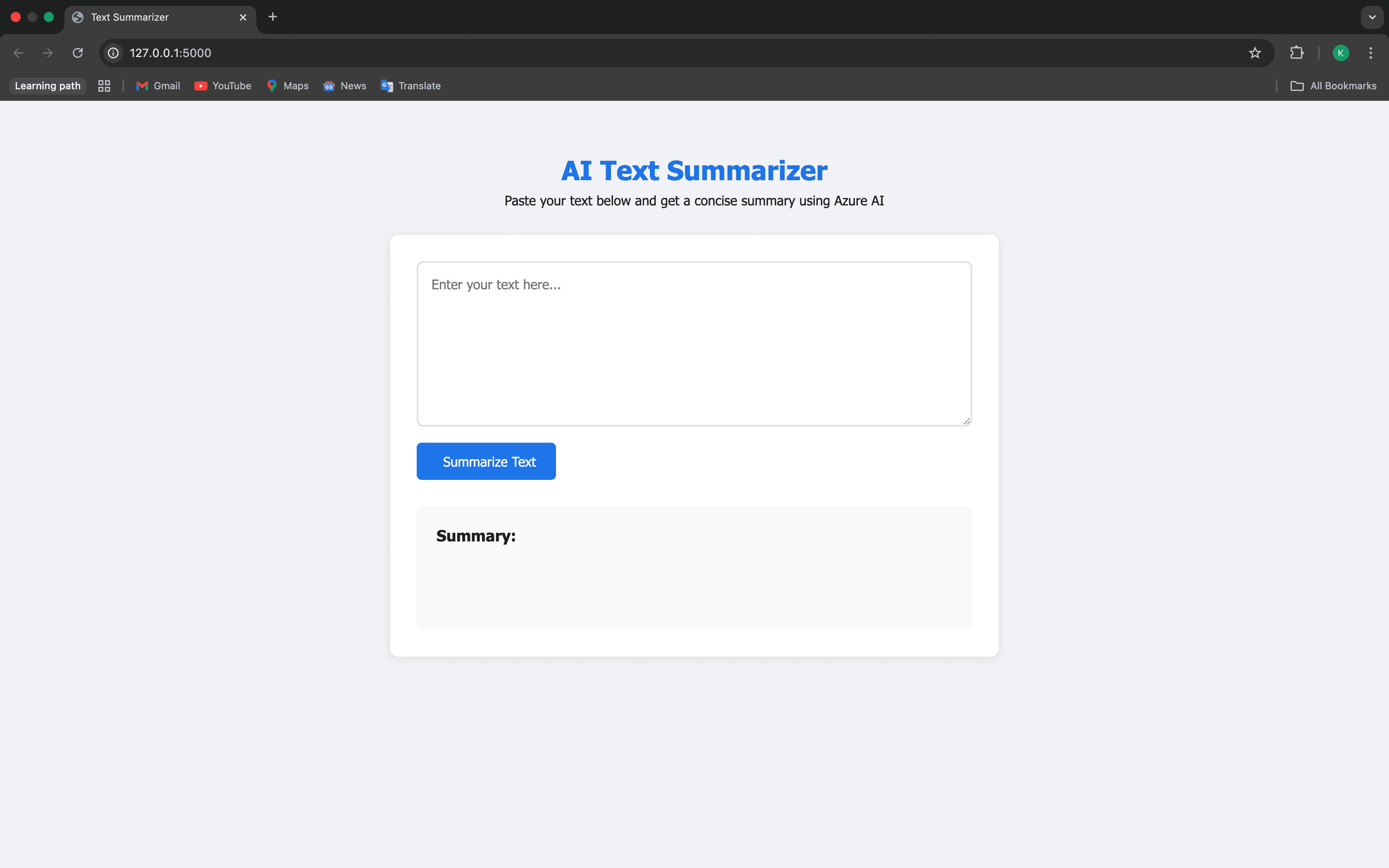 AI-Text Summarizer preview